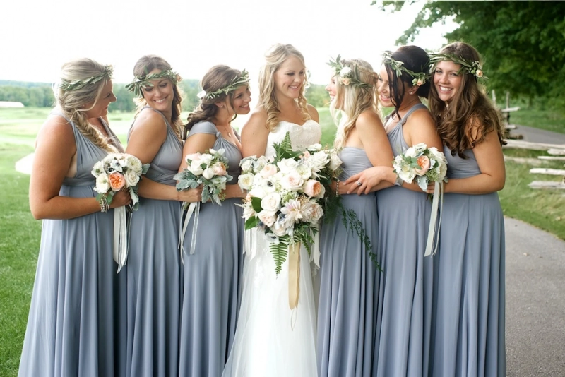convertible dusty blue bridesmaid dresses convertible dusty blue bridesmaid dresses