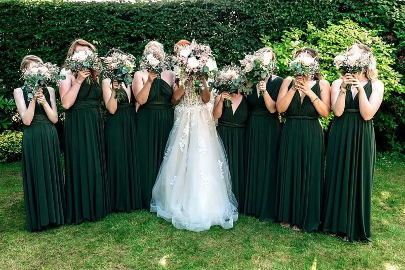 forest green bridesmaid dresses forest green bridesmaid dresses