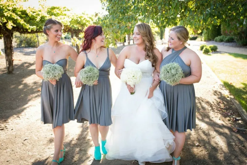 short gray bridesmaid dresses short gray bridesmaid dresses