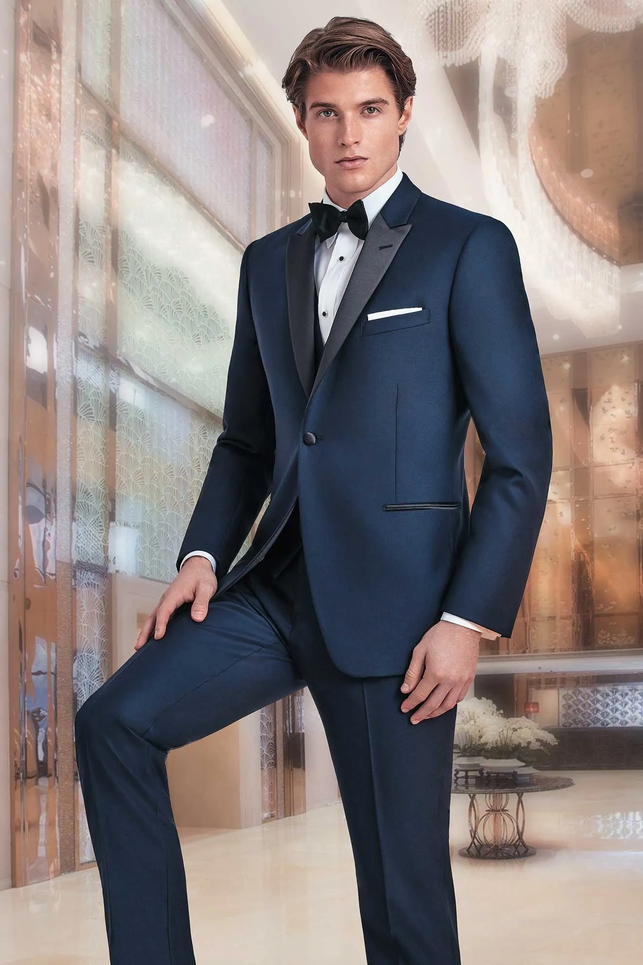 Navy Ike Behar Blake Tuxedo Navy Ike Behar Blake Tuxedo