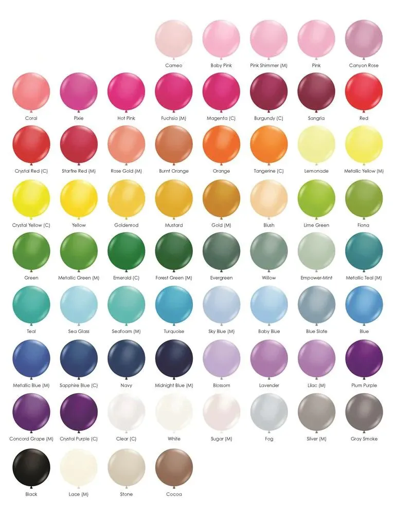 balloon colors
