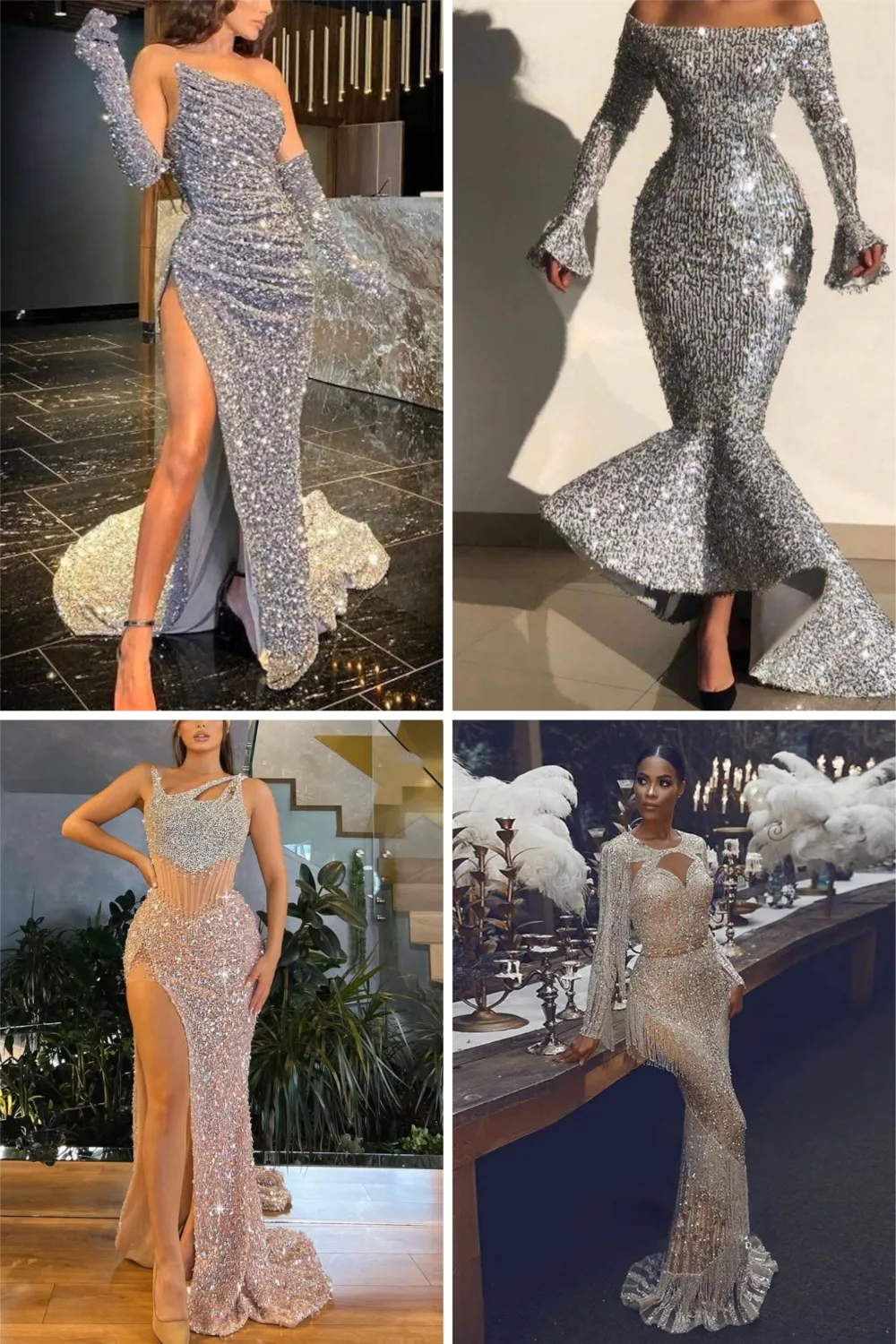 sparkling silver prom dresses sparkling silver prom dresses