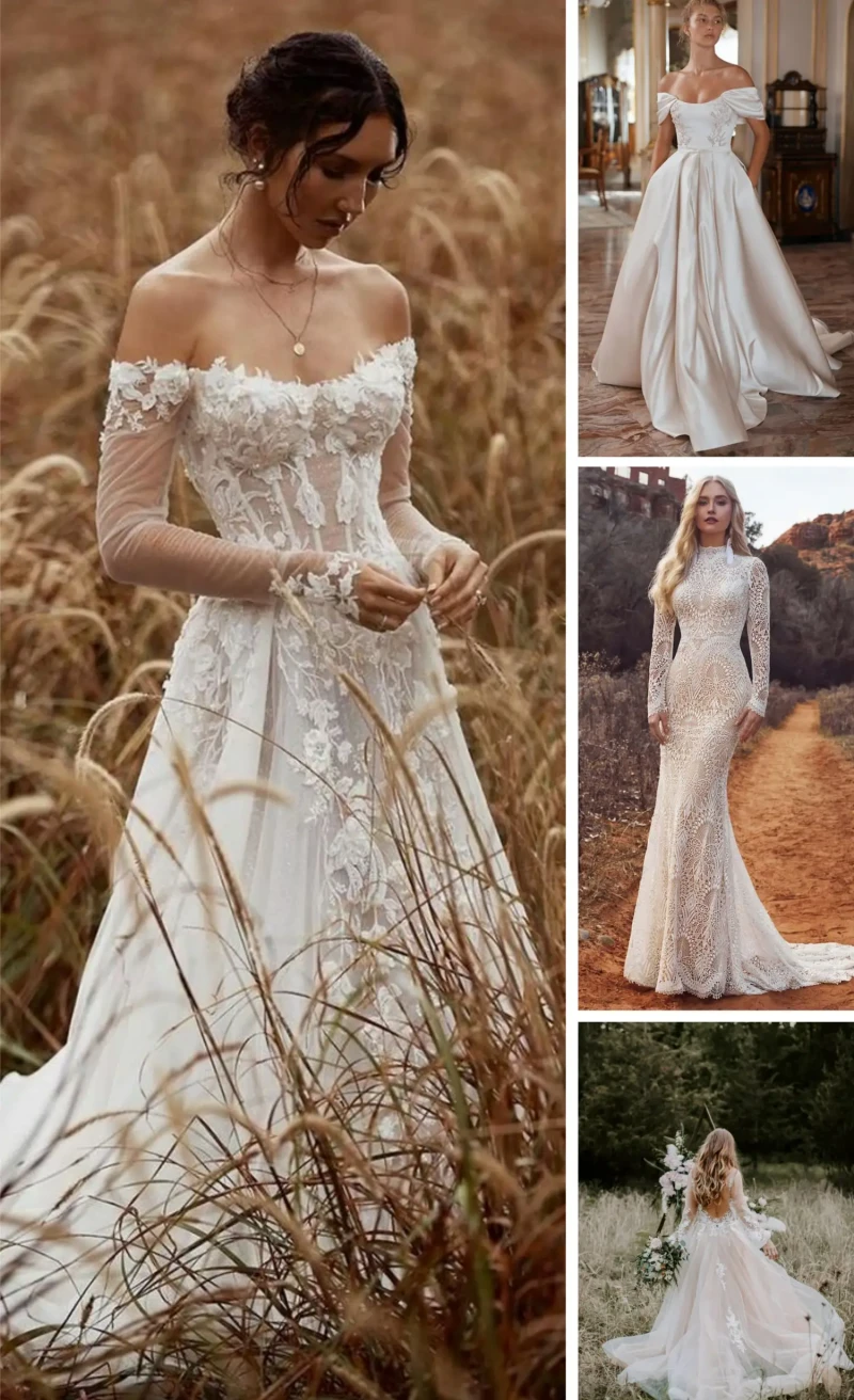 beautiful fall wedding dresses 2023 beautiful fall wedding dresses 2023