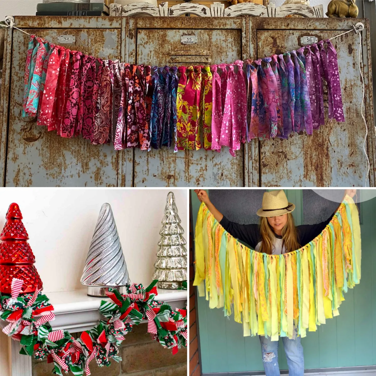 fabric garlands