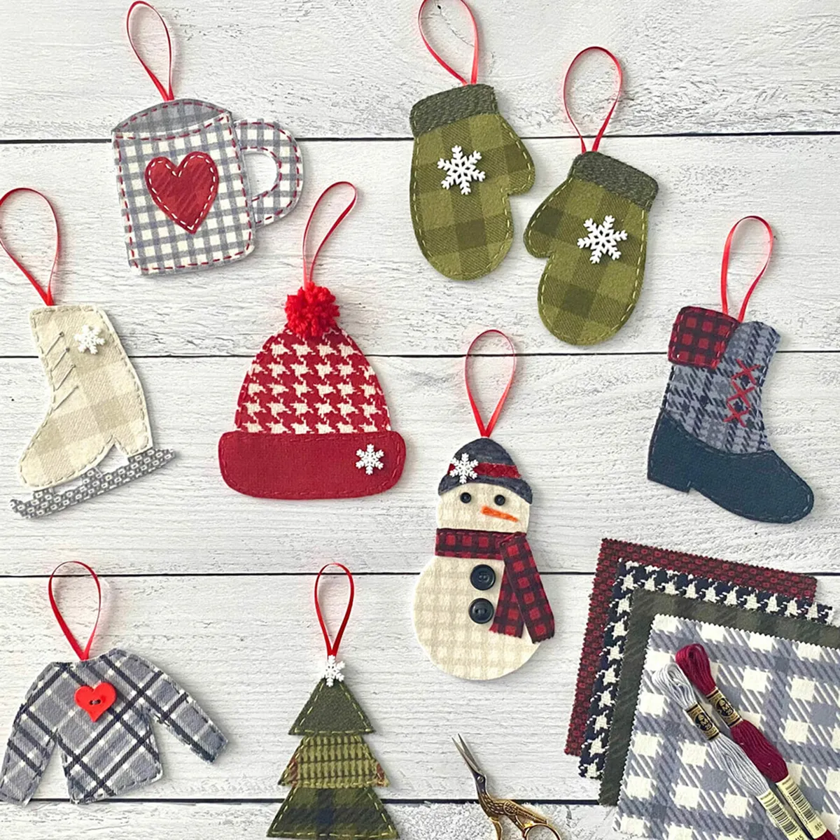 fabric ornaments fabric ornaments