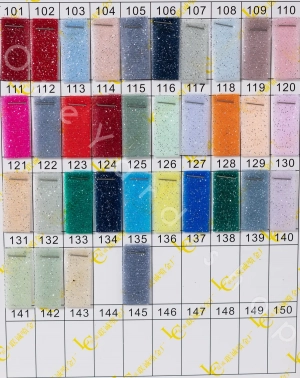 glitter powder stiffened tulle fabric color chart
