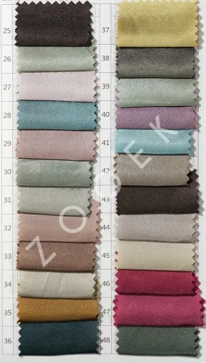 charmeuse satin fabric color chart