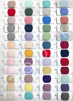 density enhanced soft tulle color chart