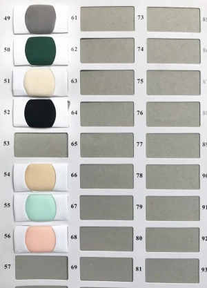 density enhanced soft tulle color chart