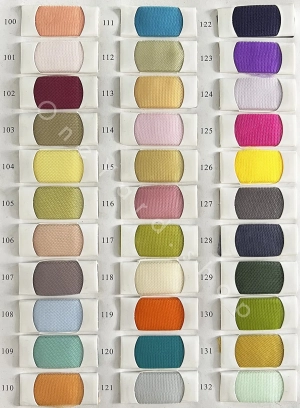 cheap tulle fabric color chart