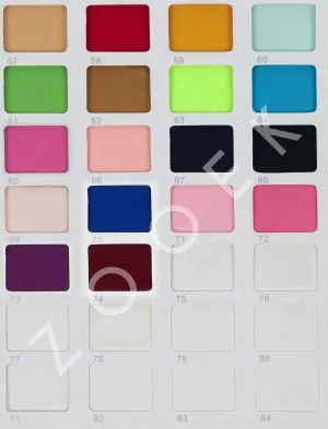 matte jersey fabric color chart
