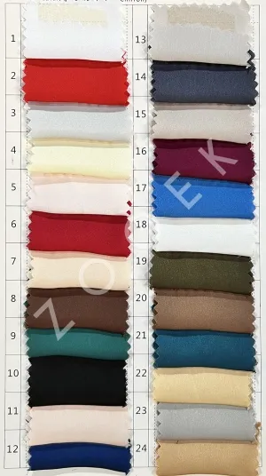 lustrous satin faced ethereal chiffon color chart