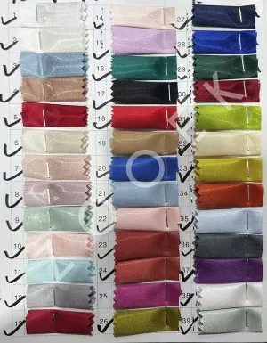 ultra glossy smooth crystal satin fabric color chart