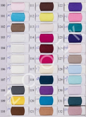 395 bridal satin fabric color chart