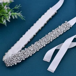 beaded rhinestones sparkly belt