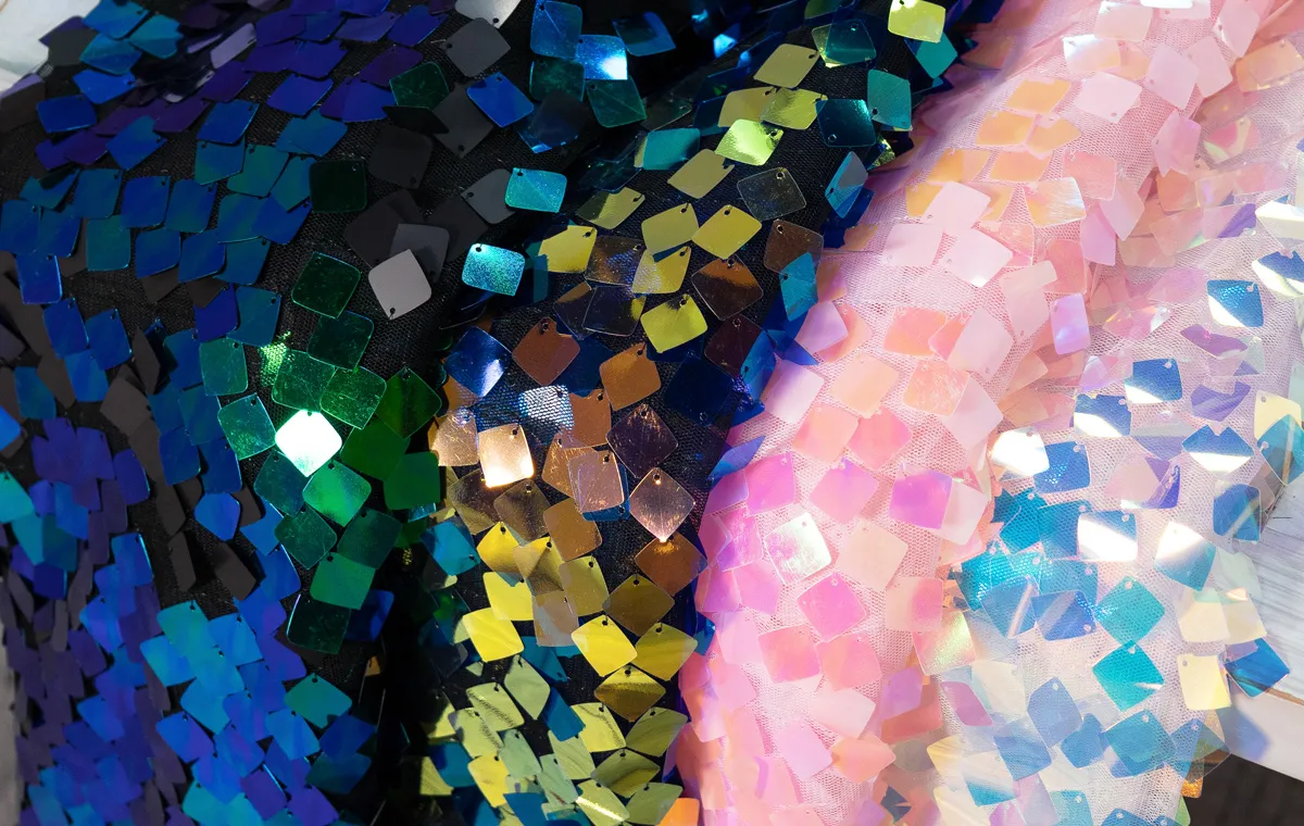 rhombus iridescent sequin fabrics rhombus iridescent sequin fabrics