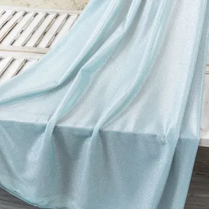 glitter pastel mist green lurex blend fabric
