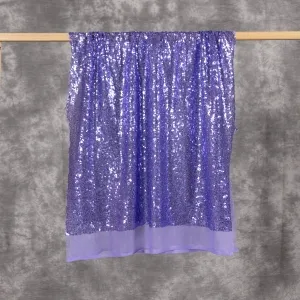 Sparkly Violet Purple 3mm Metallic Sequin Dress Fabric