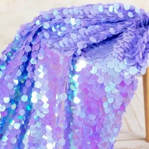 iridescent lavender purple sequin fabric