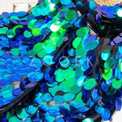 Iridescent Green & Blue Iridescent Green & Blue
