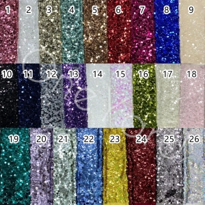 mixed sequin metallic fabric color chart