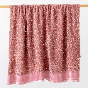 Glitter Contessa Color Velvet Sequin Fabric for Sewing
