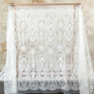 newest abstract pattern sequinned embroidery lace fabric