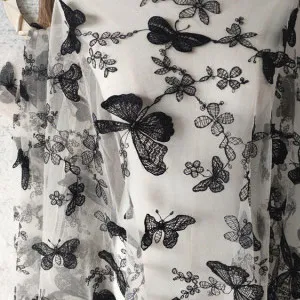 Nude Mesh + Black Butterfly Nude Mesh + Black Butterfly