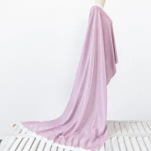 shiny pink lurex 2 way stretch rough glittery fabric