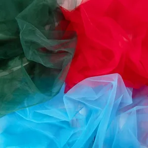 exquisite density enhanced soft sheer tulle mesh fabric