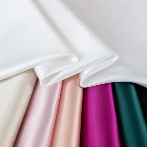 mikado twill satin fabric for evening gown