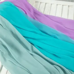 soft smooth illusion velvet chiffon fabric by the yard