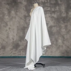 double faced soft thick dressmaking satin fabric
