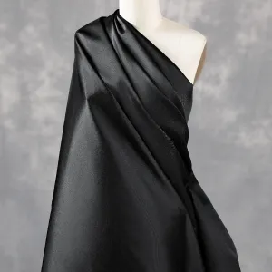 black mikado twill satin winter fabric for businesswear