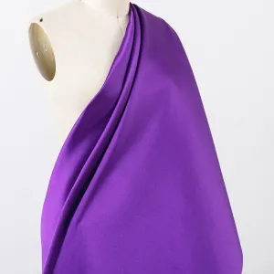 luxurious purple twill mikado durable satin dress fabric