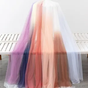 delicate sheer soft ombre soft tulle fabric