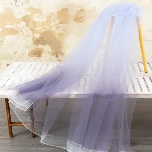 ombre lavender soft mesh fabric for bridesmaid dresses