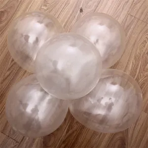 12in transparent party balloons for confetti filling