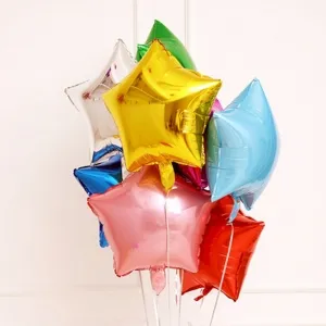 18in shiny foil star balloon diy for party decoration